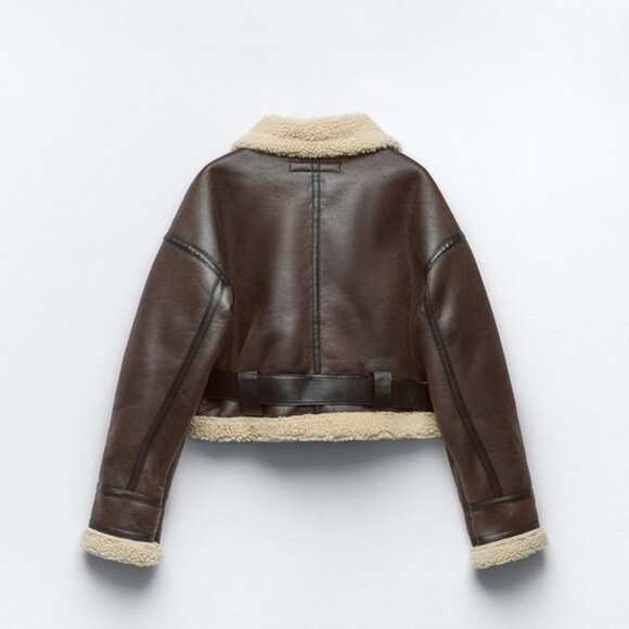 ZARA DOUBLE SIDED CROPPED JACKET - Picture 3 of 3